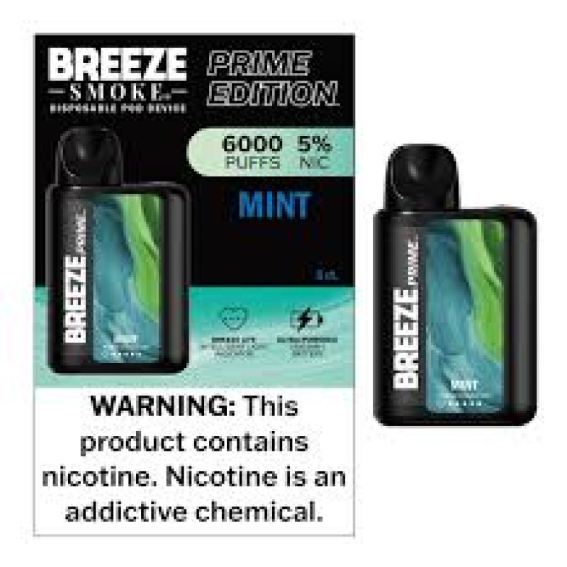 BREEZE 6000 PUFFS  MINT