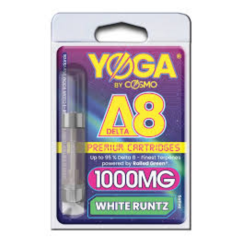 CBD:YOGA D8 CARTRIDGE white runtz