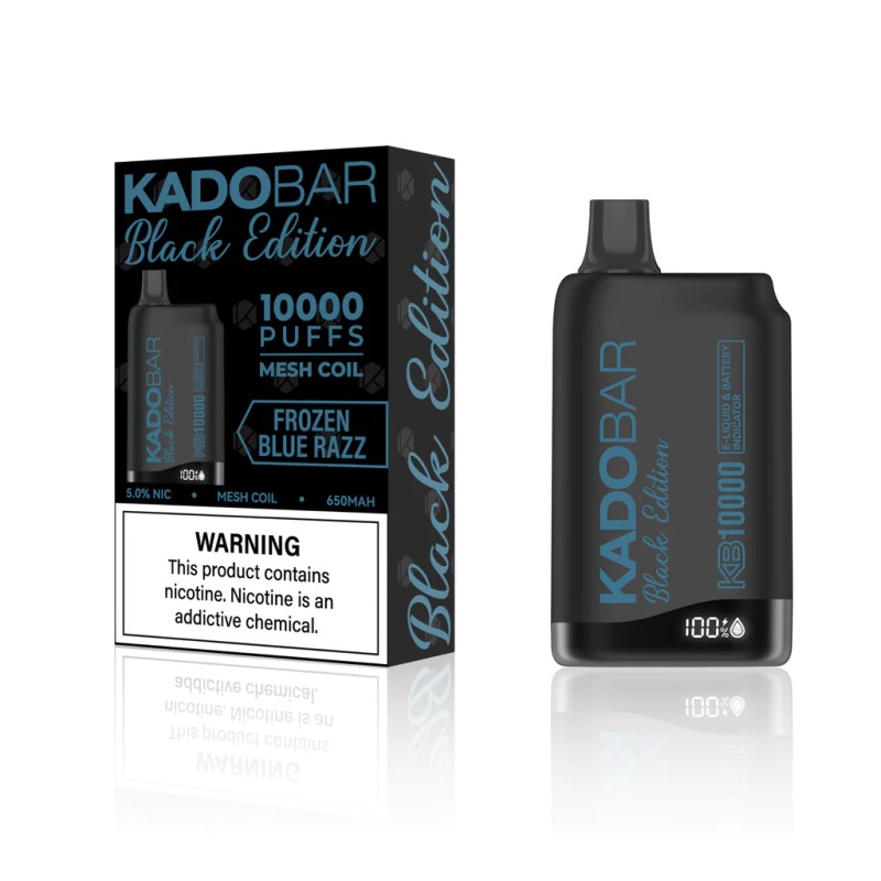 KADO 10K BLACK EDITION FROZEN BLUE RAZZ