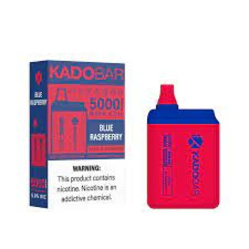 KADOBAR HEXABAR 5000 PUFFS BLUE RASPBERRY 5PK