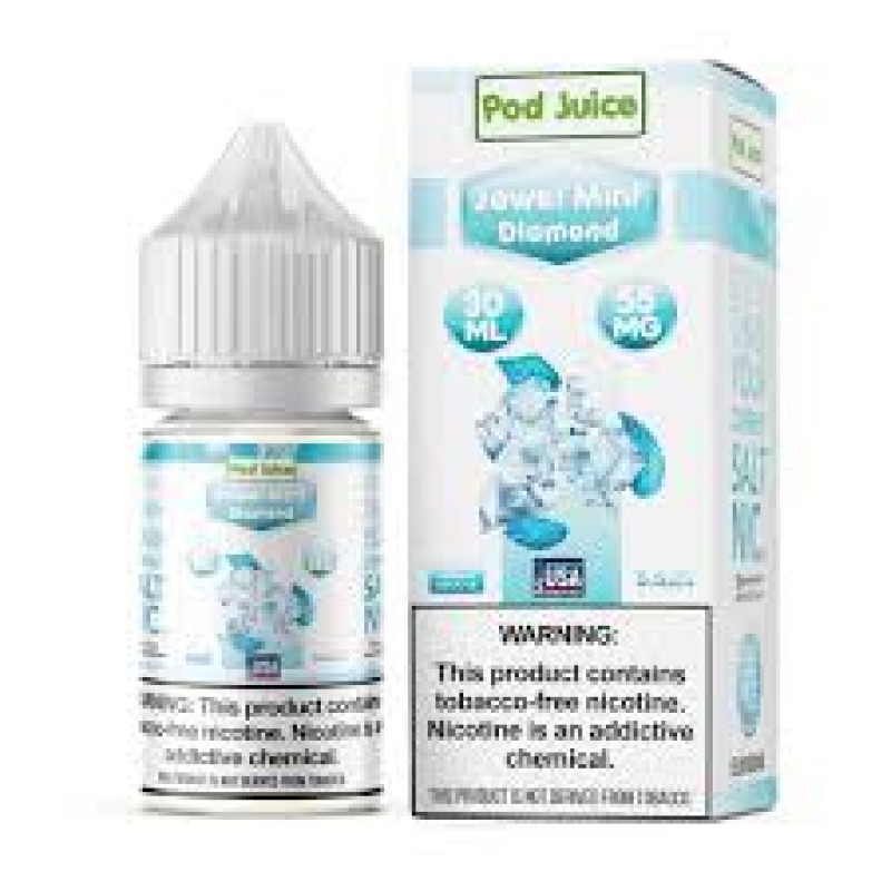 POD JUICE ON SALT E-JUICE JEWEL MINT DIAMOND 30ML 55MG