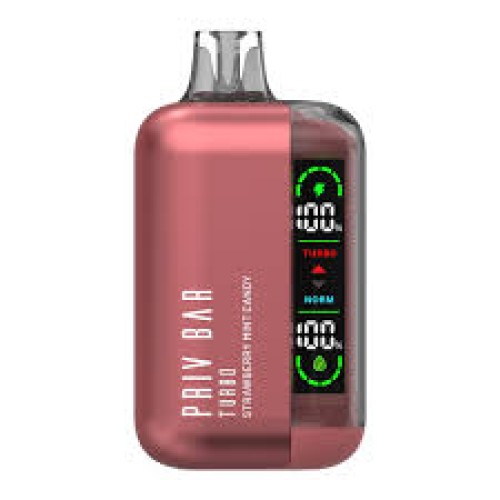 PRIV BAR 15K STRAWBERRY MINT CANDY