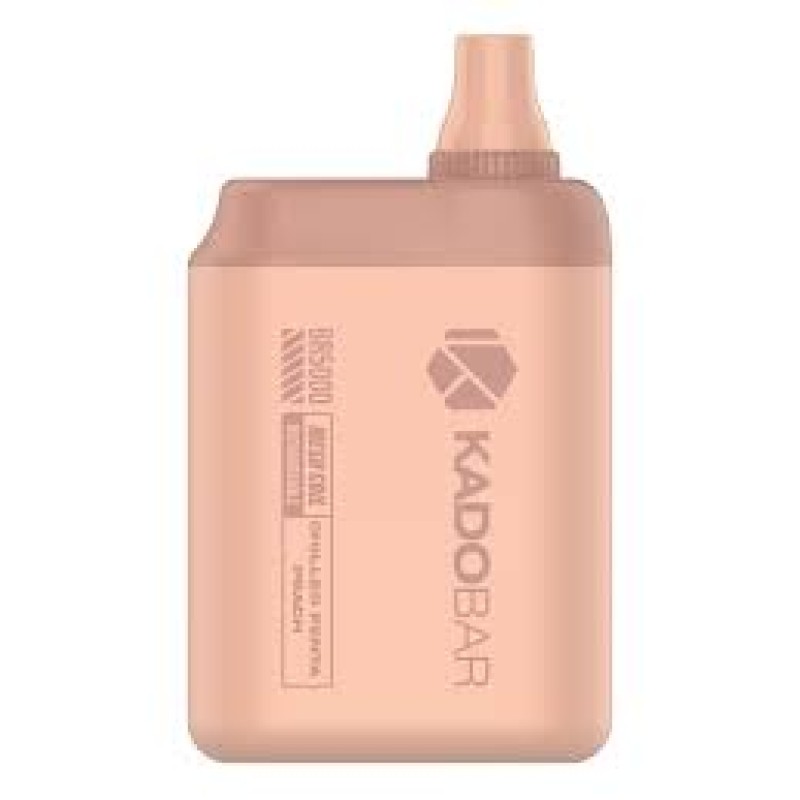 VAPE:KADOBAR BR5000 CHILLED FENTA PEACH 5 PK