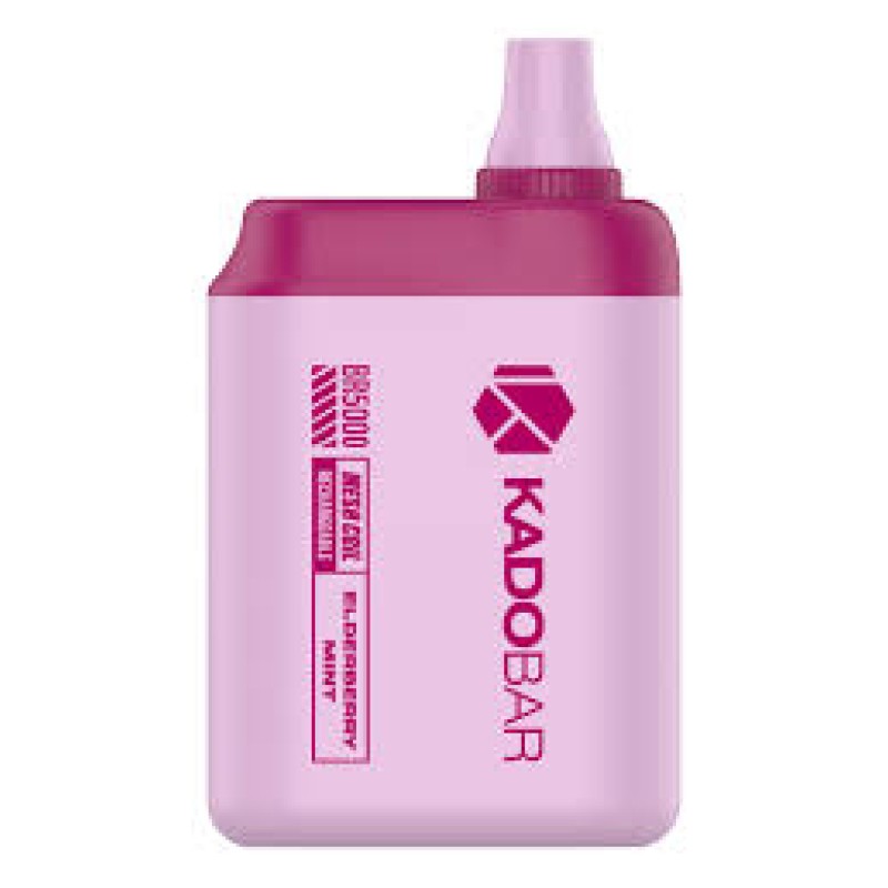 VAPE:KADOBAR BR5000 ELDERBERRY MINT 5 PK