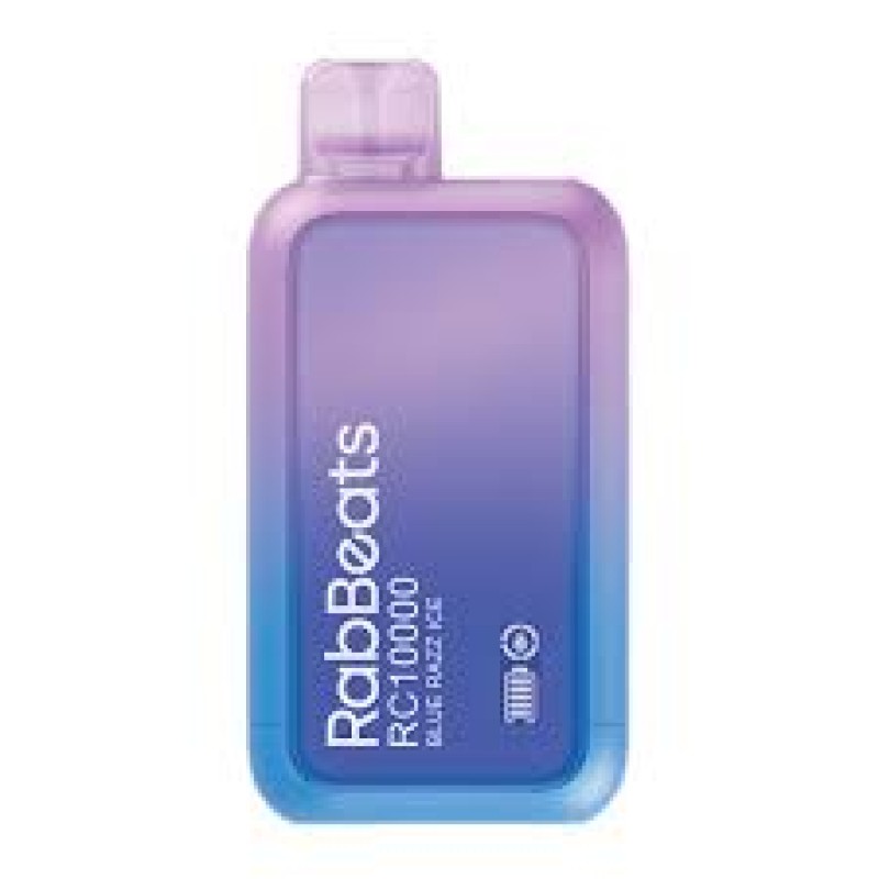 VAPE:RABBEATS RC10000 BLUE  RAZ ICE