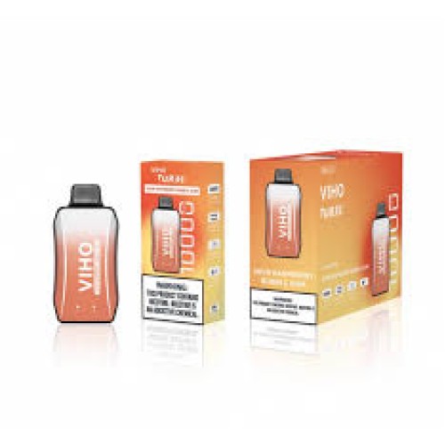 VAPE:VIHO TURBO 10K 5PB SUUR RASPBERRY BUBBLE GUM
